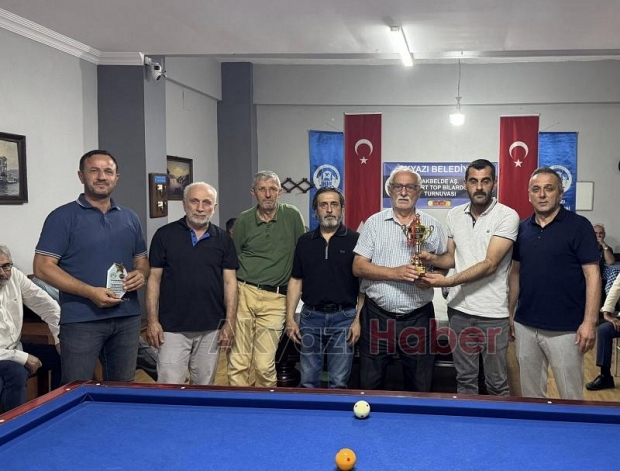 Ak Belde Geleneksel  4 Top Bilardo Turnuvası 'nda kazananlar belli oldu