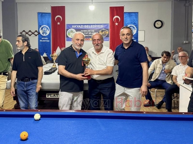 Ak Belde Geleneksel  4 Top Bilardo Turnuvası 'nda kazananlar belli oldu