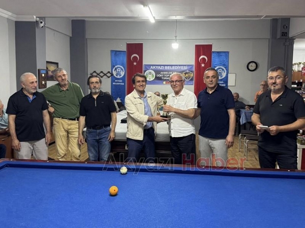 Ak Belde Geleneksel  4 Top Bilardo Turnuvası 'nda kazananlar belli oldu