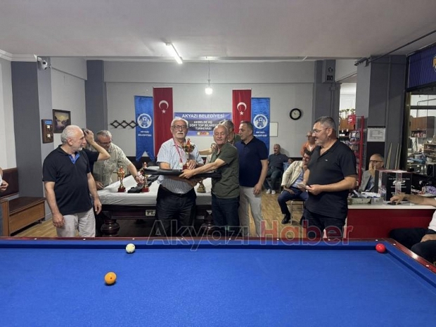 Ak Belde Geleneksel  4 Top Bilardo Turnuvası 'nda kazananlar belli oldu