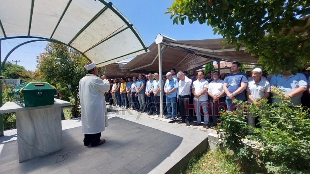 Kaza kurbanı adam toprağa verildi