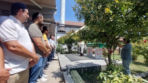 Kaza kurbanı adam toprağa verildi