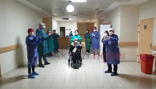 96 yaşında koronayı yendi