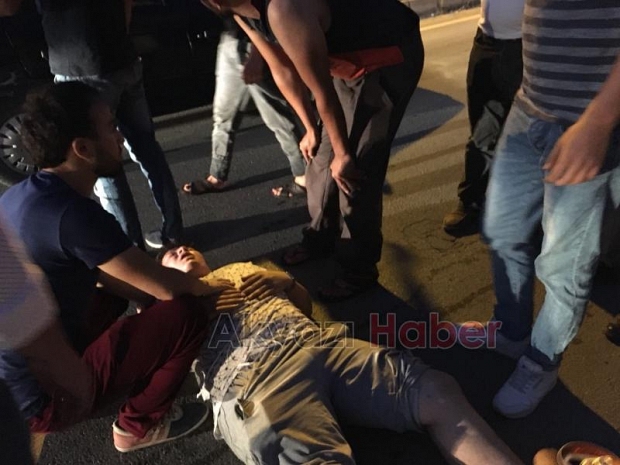 Acı içinde ambulans bekledi