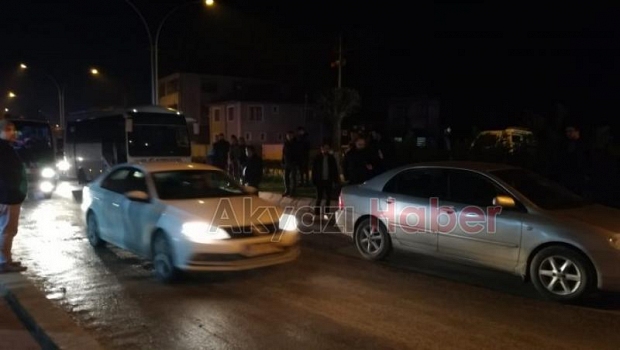 Ada Caddesi'nde korkutan kaza