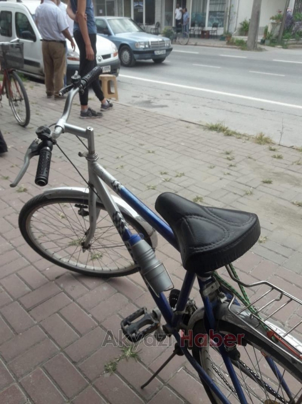 Ada caddesinde Motosiklet Kazası