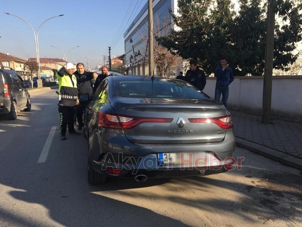 Ada Caddesinde Trafik Kazası
