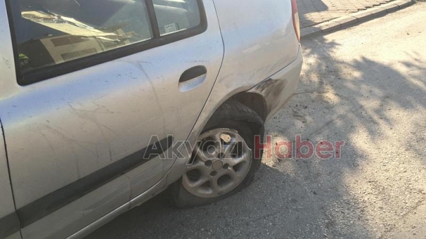 Ada Caddesinde Trafik Kazası
