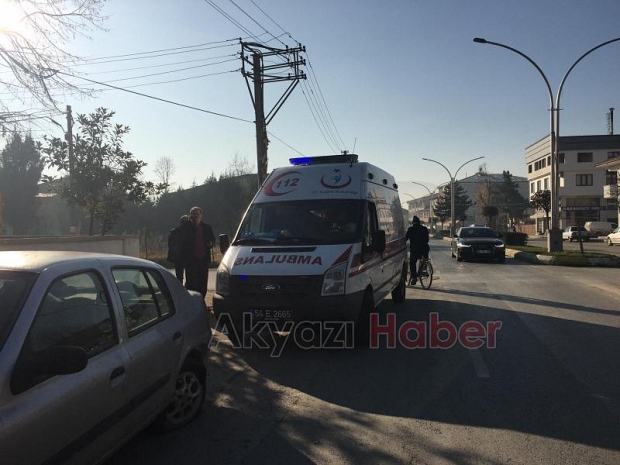 Ada Caddesinde Trafik Kazası