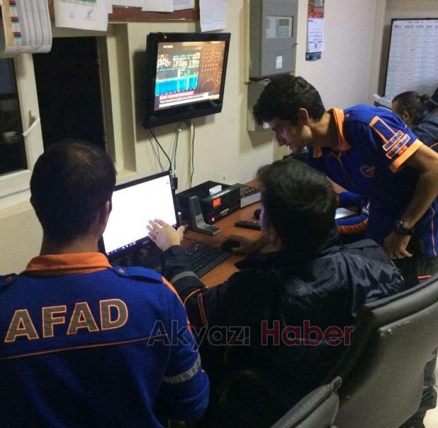 AFAD Akyazı’da afet nöbetinde