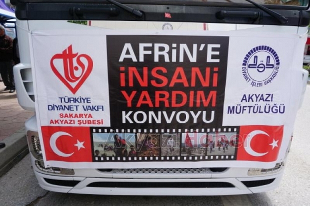 AFRiNE iNSANi YARDIM KONVOYU GÖNDERiLDi
