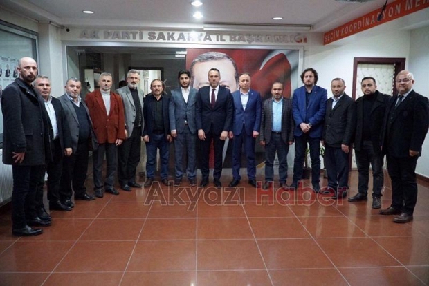AK PARTi iLÇE TEŞKiLATI YUNUS TEVERi ZiYARET ETTi