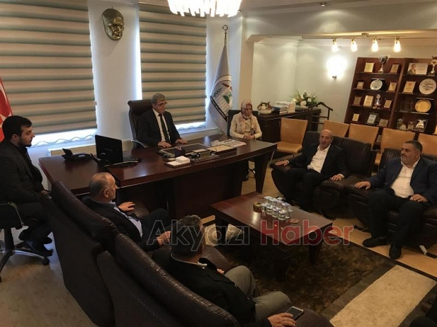 Ak Parti İlçe Teşkilatından Başkan Akcana Ziyaret