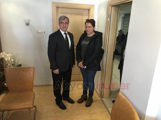 Ak Parti İlçe Teşkilatından Başkan Akcana Ziyaret