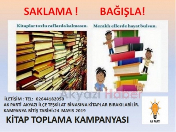 Ak Partiden Kitap Toplama Kampanyası