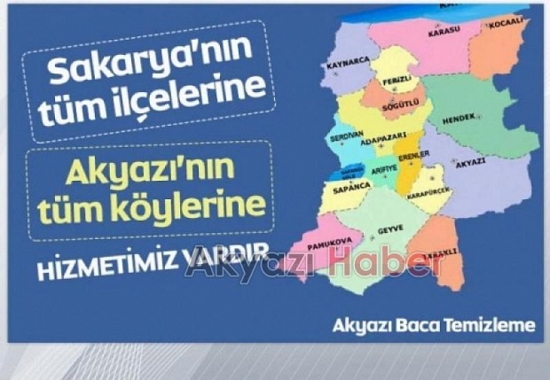 AKYAZI BACA TEMIZLEME SEZONU AÇTI