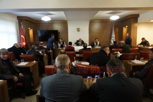 Akyazı Belediyesi Aralık Ayı Meclis Toplantısı Yapıldı