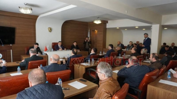 AKYAZI BELEDiYESi  MART AYI MECLiS  TOPLANTISI YAPILDI