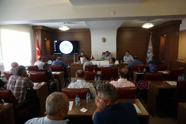 Akyazı Belediyesi Temmuz ayı Meclis toplantısı yapıldı