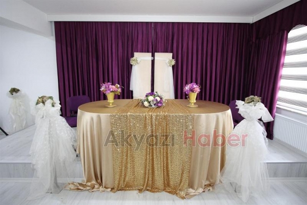 AKYAZI BELEDİYESİ YENİ NİKAH SALONU HİZMETE AÇILDI