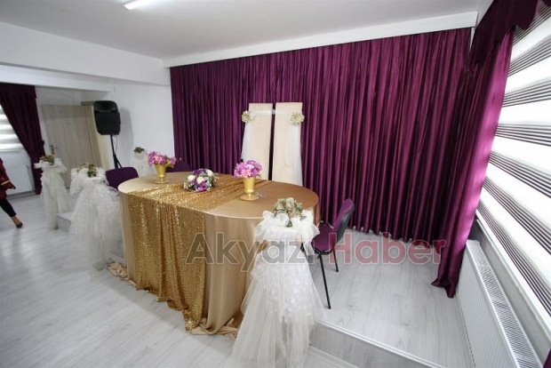 AKYAZI BELEDİYESİ YENİ NİKAH SALONU HİZMETE AÇILDI