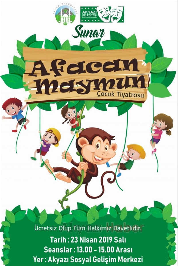 AKYAZI BELEDİYESİNDEN ÇOCUKLARA 23 NİSAN HEDİYESİ