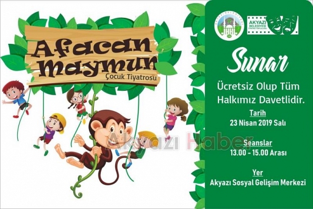AKYAZI BELEDİYESİNDEN ÇOCUKLARA 23 NİSAN HEDİYESİ