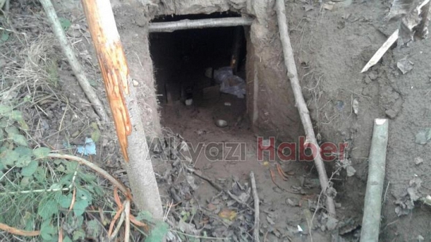 Akyazı Çıldırlarda Sığınak Bulundu