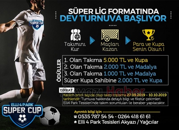 Akyazı CUP Başlıyor