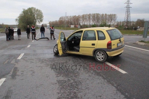 Akyazı D140 Karayolunda Kaza