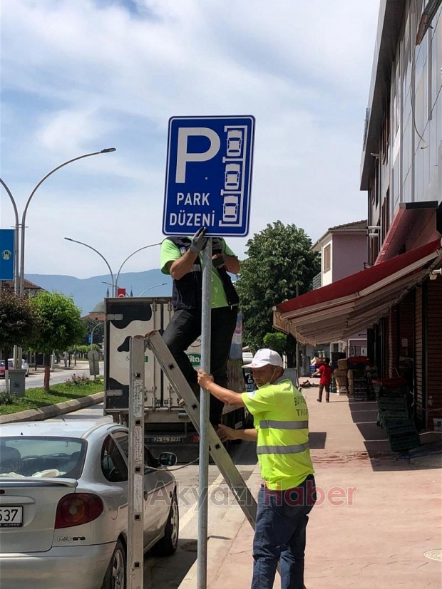 Akyazı'da çapraz park dönemine son