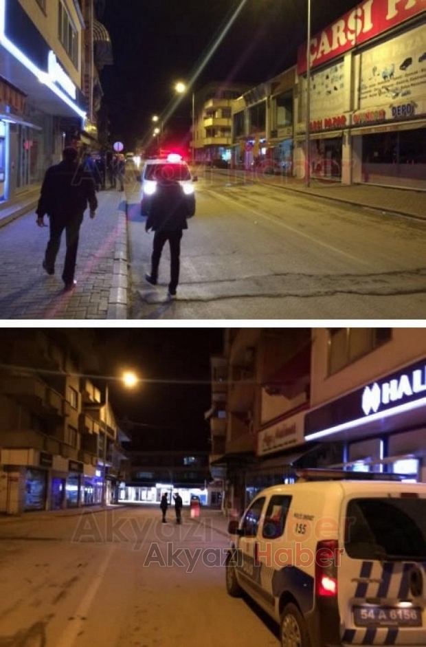 Akyazı da Hareketli Gece