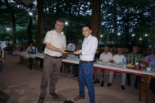 Akyazı'dan ayrılan hakim ve savcılara veda yemeği