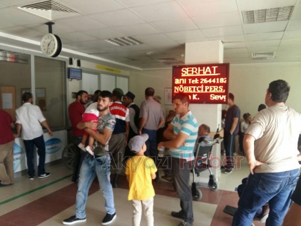 Akyazı Devlet Hastanesi Doldu Taştı