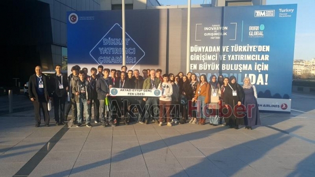Akyazı Eyüp Genç Fen Lisesi İnovasyon Fuarına Katıldı