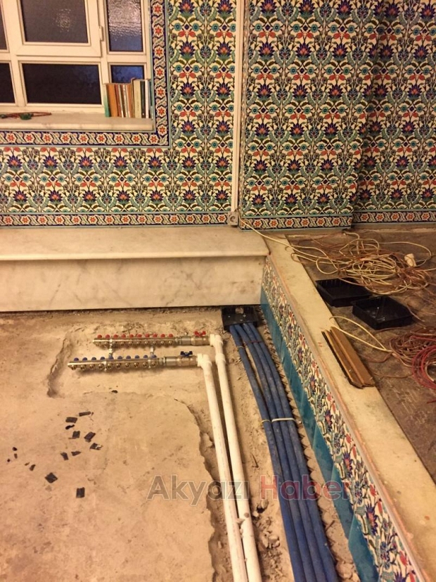 Akyazı Gazi Süleymapaşa Camii’nde Tadilat Çalışması