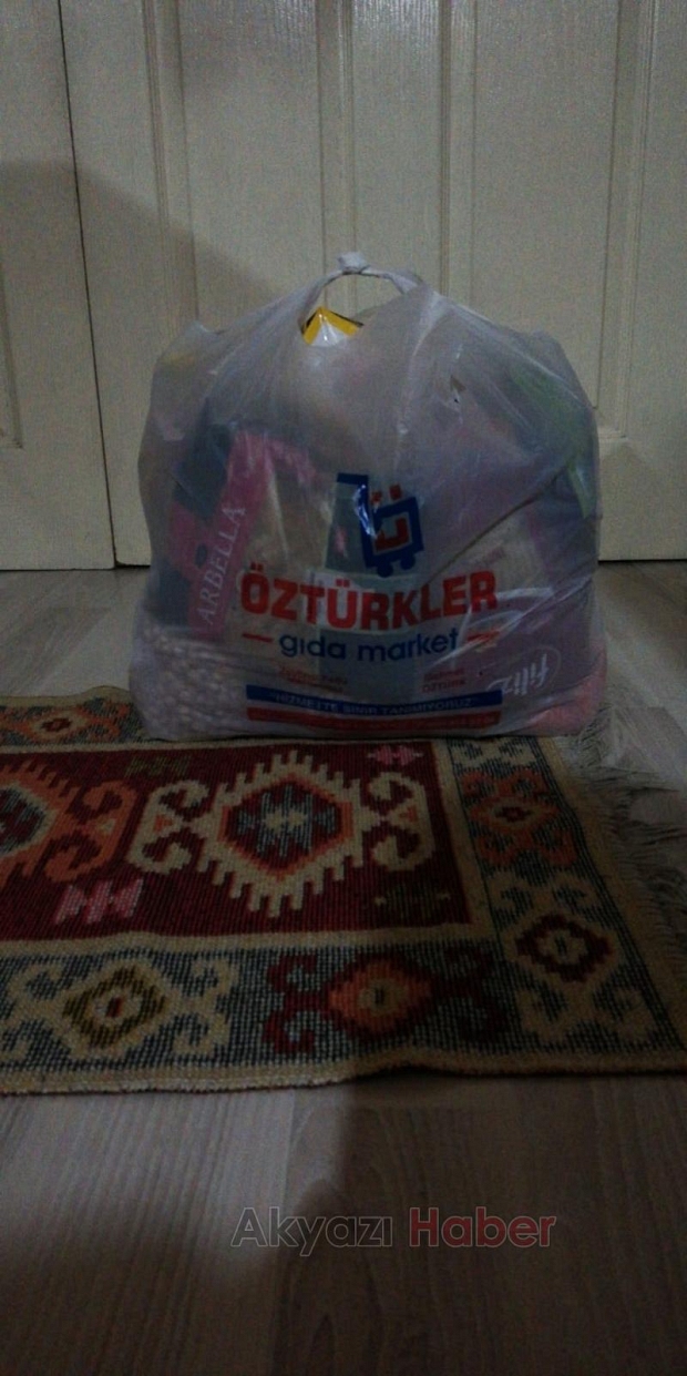 Akyazı Gençlik Derneğinden gıda desteği