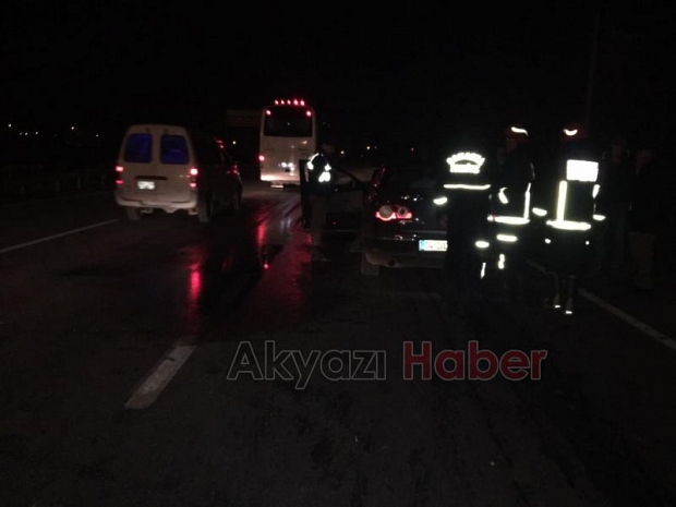 Akyazı Gişelerinde Kaza