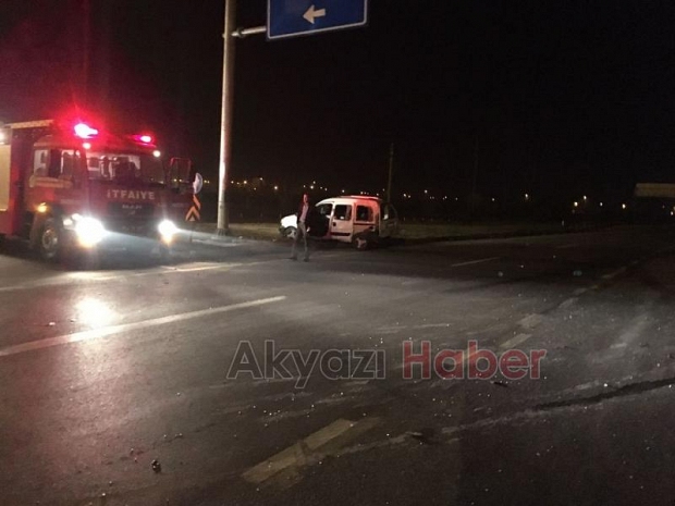 Akyazı Gişelerinde Kaza