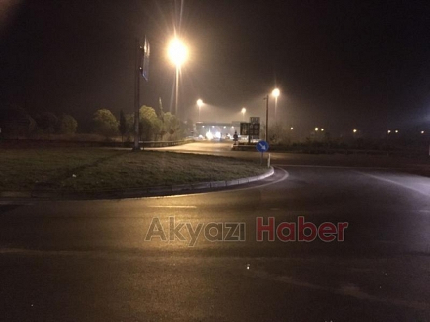 Akyazı Gişelerinde Kaza