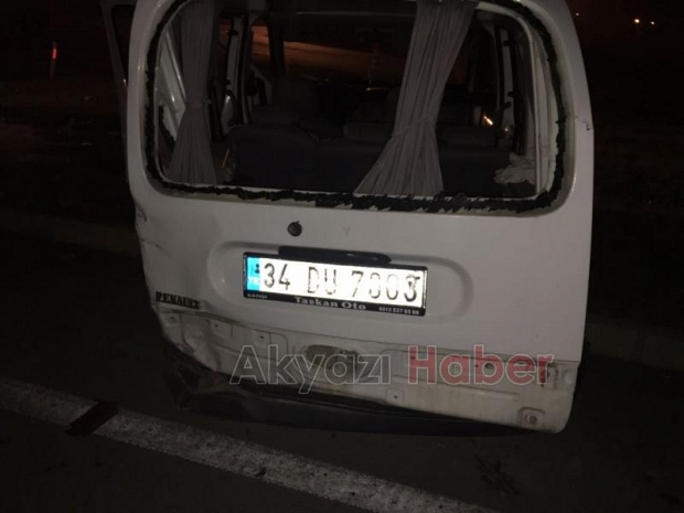 Akyazı Gişelerinde Kaza
