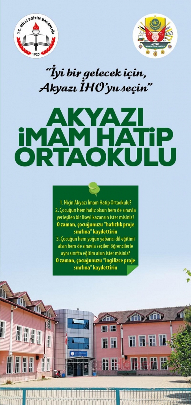 Akyazı İmam Hatip Ortaokulu Proje avantajları