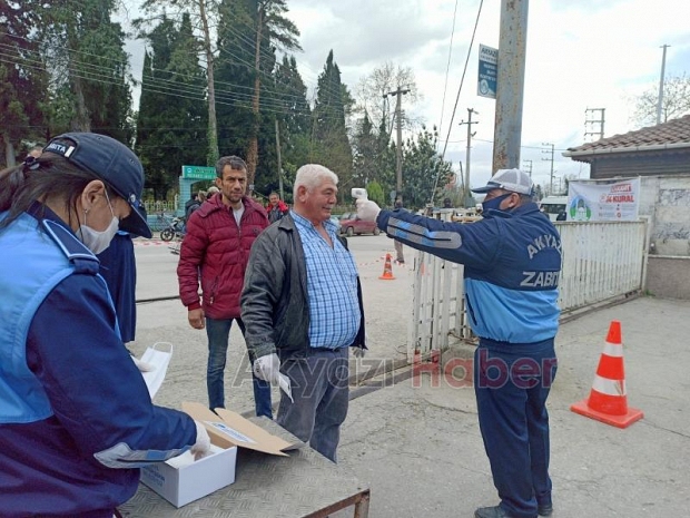 Akyazı Kapalı Pazaryerinde Tedbirler Arttırıldı 