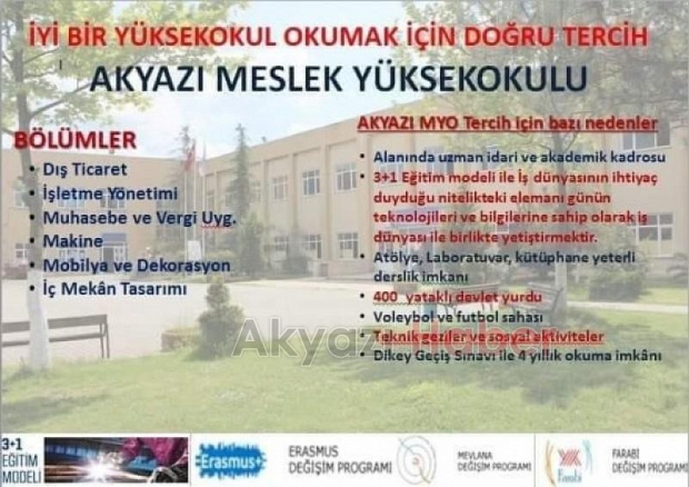 Akyazı MYO Doğru Adres