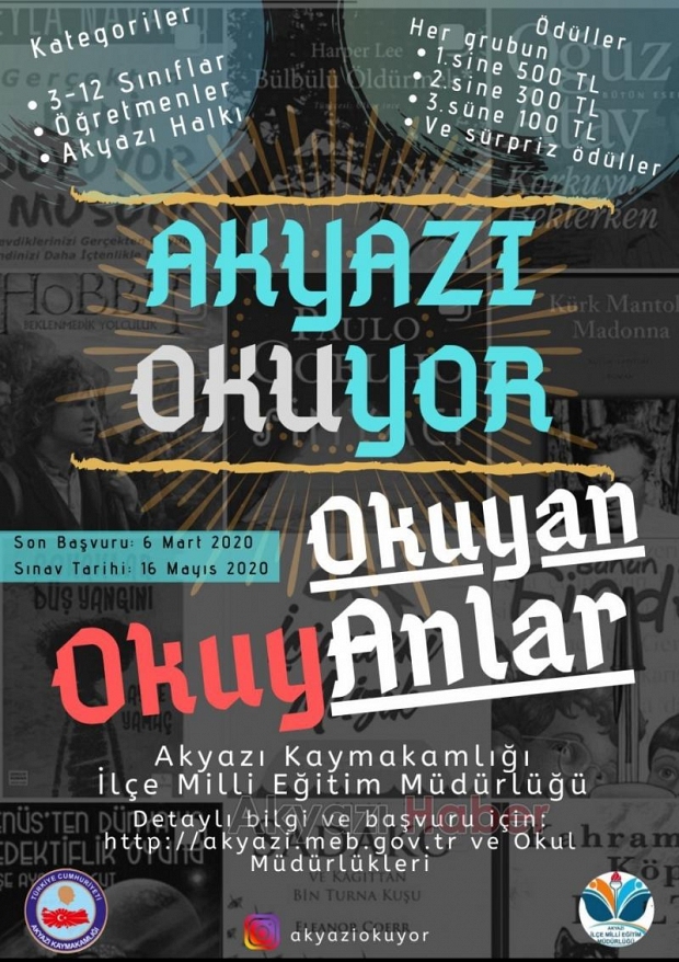 Akyazı Okuyor Kitap Okuma Projesi
