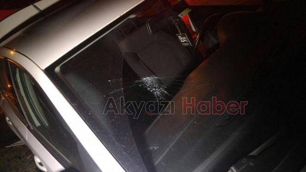 Akyazı Şehit Furkan Çelik Caddesinde Trafik Kazası