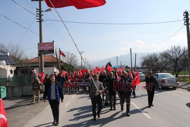 Akyazı şehitlerimiz için tek yürek oldu