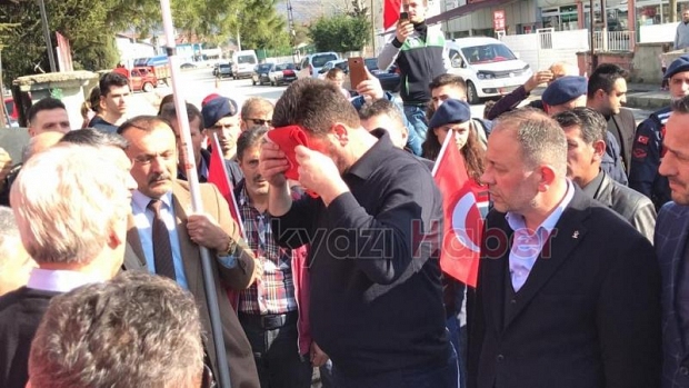 Akyazı şehitlerimiz için tek yürek oldu