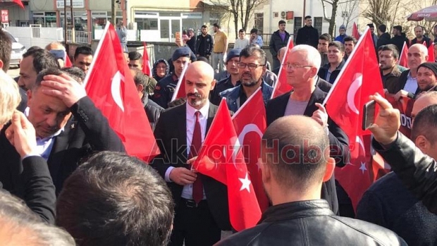 Akyazı şehitlerimiz için tek yürek oldu