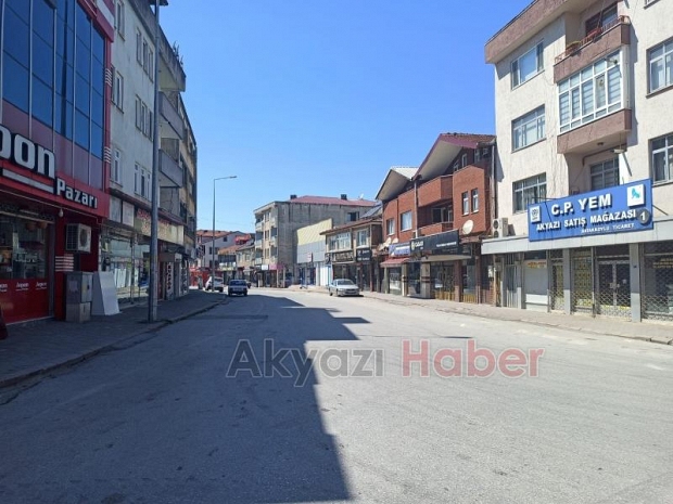 Akyazı sessizliğe büründü